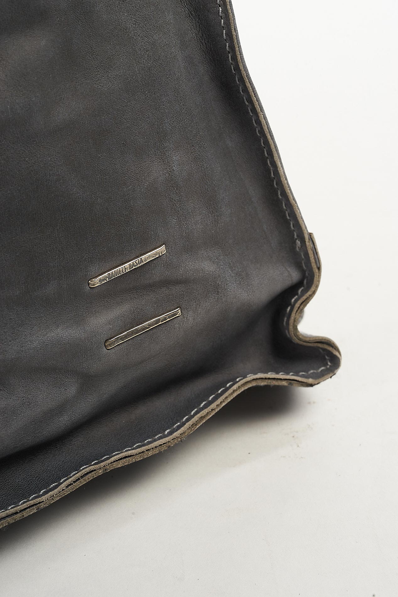 daniele basta leather and silver bags - DETAIL